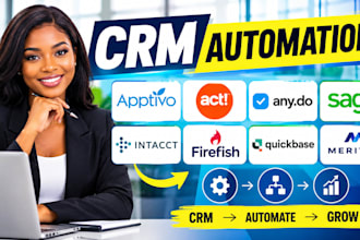 setup apptivo act any do sage intacct firefish quickbase meritto CRM automation