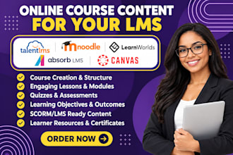 create course content on talent lms moodle lms learnworld absorb lms canvas lms