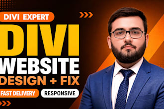 design or fix your divi website as divi expert