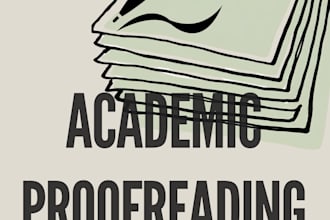edit and proofread your academic paper