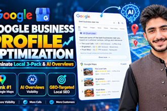 optimize gmb gbp google business profile for ai overview and local 3 pack