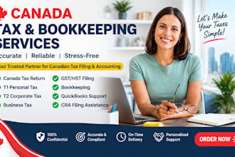 file canada tax return, t1 t2 corporate tax, business tax, gst hst, bookkeeping