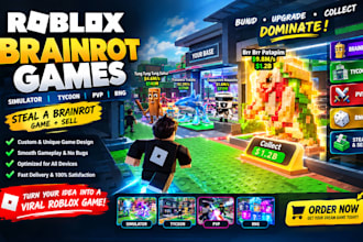 create roblox brainrot games simulator tycoon pvp rng steal a brainrot game sell