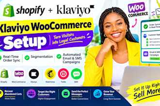 klaviyo woocommerce setup order sync segmentation automated email SMS campaigns
