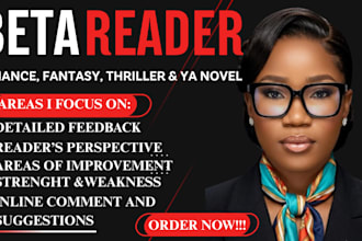 be your detailed romance beta reader with in depth chapter feedback