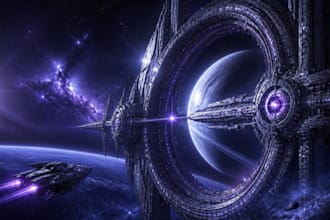 design sci fi art, concept art, sci fi art illustration