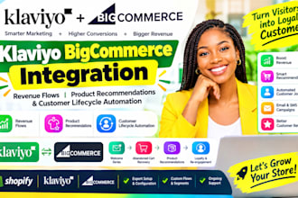 klaviyo bigcommerce integration flows product customer lifecycle automation wave