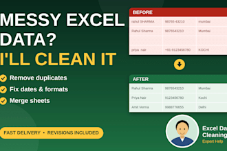 do data cleaning, data formatting, data entry