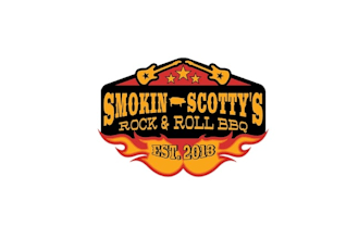 design rock roll themed barbecue restaurant logo