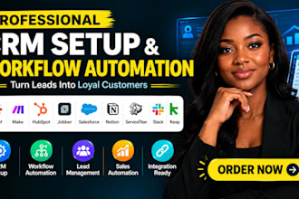 setup zapier make CRM hubspot jobber salesforce notion servicetitan slack keap