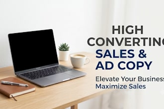 write high converting sales copy and ad copy
