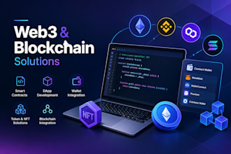 develop web3 blockchain solutions smart contracts and dapps