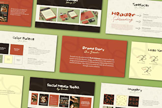 design a brand kit and brand identity for your brand