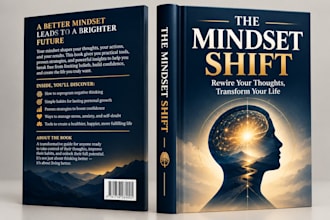 design self help,personal development,mental wellness and psychology kdp cover