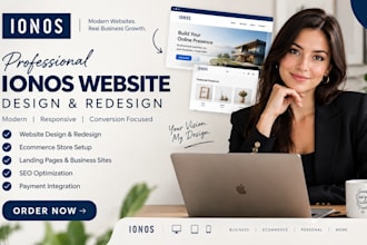 do ionos website design, ionos website, ionos website redesign, duda website