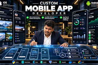 build a custom mobile app for ios and android