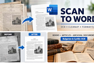 digitize scanned PDF to editable word
