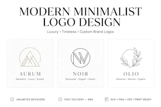 design modern logo and graphic design for your business