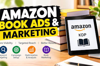 manage amazon mdp ads and book marketing campaigns