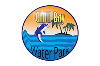 design eye catching chilli bay water park logo