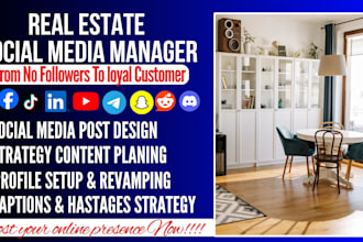 be realtor social media manager and professional social media marketer