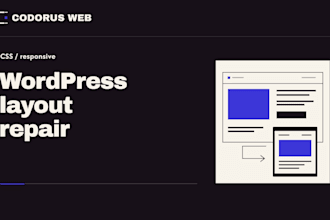 fix one wordpress CSS or responsive layout issue