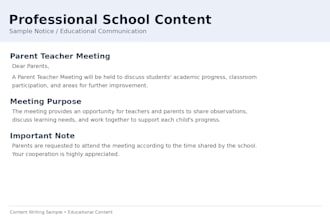 write educational content, articles  and blog posts
