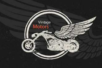 make retro vintage logo for you