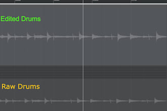 quantize your raw drum tracks