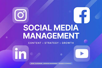 social media marketing and creative poster design for your