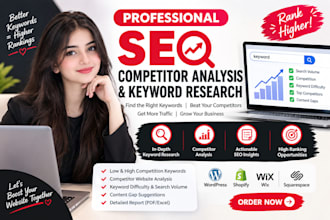 do SEO competitor analysis and keyword research