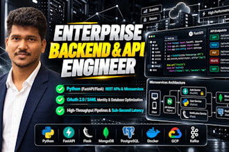 build scalable python backend rest api microservices