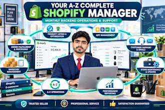 do shopify store management and operations