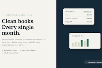 do bookkeeping and accounting on quickbooks , zohobooks , xero