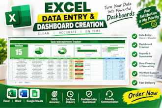 do professional web research and PDF to excel data entry