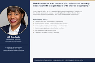 legally trained virtual assistant