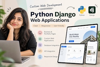 develop responsive websites with django and python