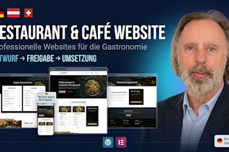 design and build a german restaurant or cafe website