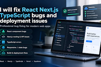 fix react nextjs typescript bugs and deployment issues