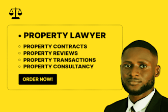be your property attorney to draft or review lease, tenancy, land sale contracts