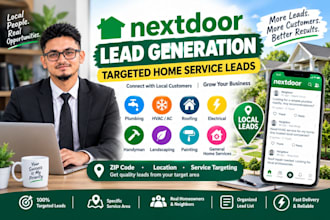 generate targeted next door leads for home service businesses