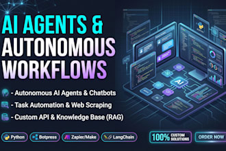 develop custom ai agents and autonomous ai workflows