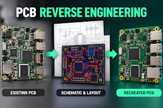 reverse engineer pcb schematic, pcb layout, existing board