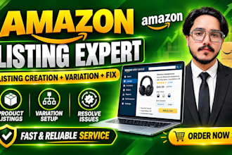 create and fix amazon product listings and variations