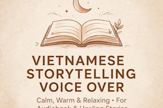 record calm vietnamese storytelling voice over
