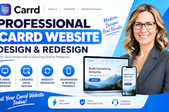 do carrd website design carrd landing page carrd website redesign carrd website