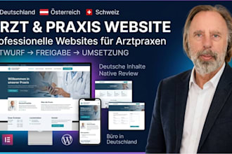 design and build a german doctor or medical practice website