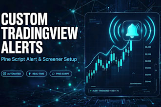 build custom tradingview alerts and pine script screeners for you