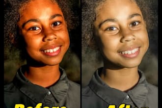 portrait photo retouching and photo editing for you