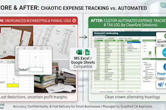 we build a custom excel small business expense tracker and tax log